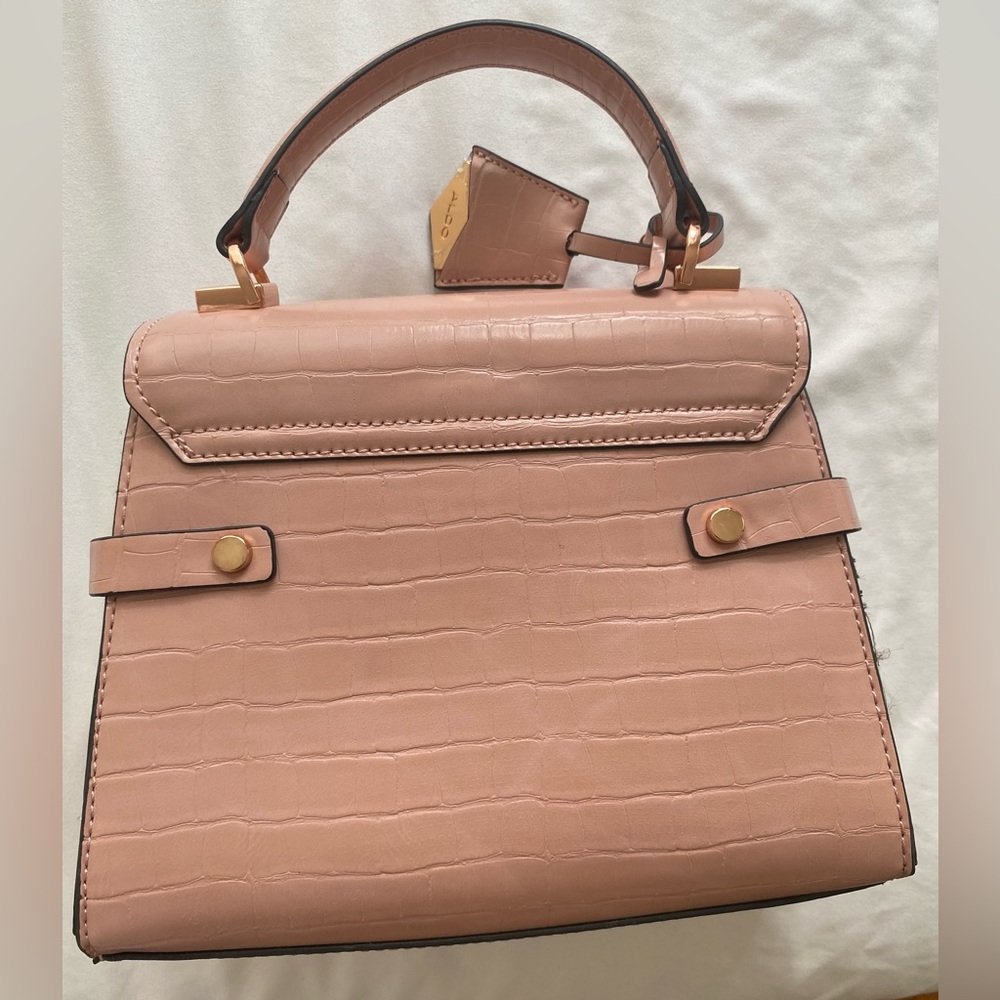 Aldo Agroliaa Faux Leather Top Handle Bag Gem